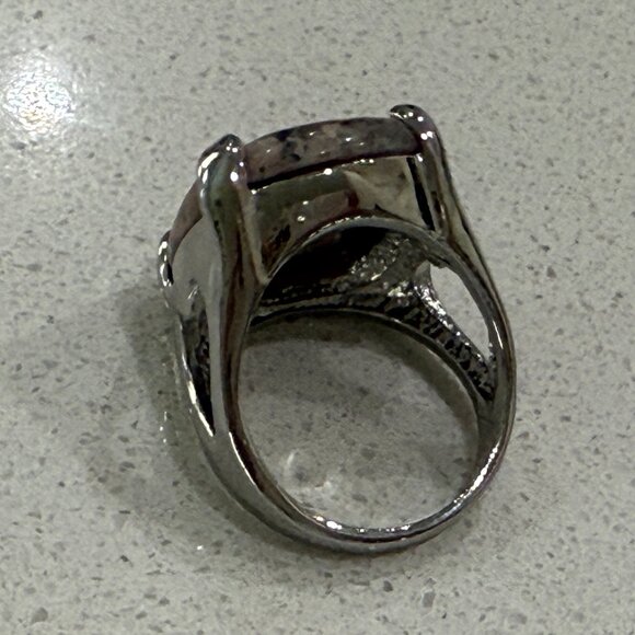 Artisan Large Polished Granite Ring Unisex - Picture 3 of 8